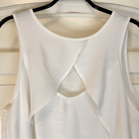 Free People Look Through Keyhole Tank Top in White - Picture 3 of 9